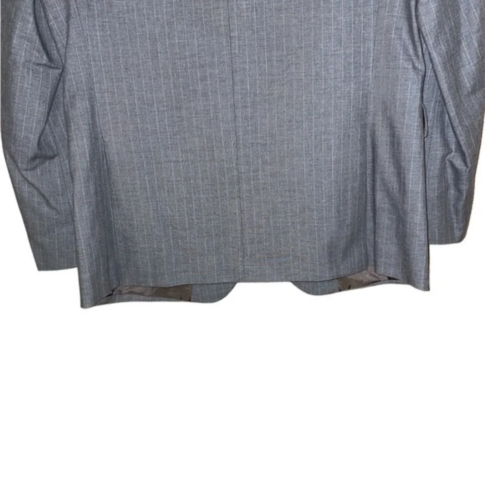 Banana Republic NWT‎ Men’s Progetto Uno Slim Fit Sport Coat Grey Striped 40R